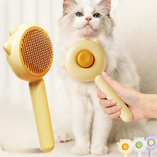 Cepillo para Mascotas: Elimina el Pelo Sobrante Suave y Fácil